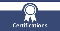 Certifications